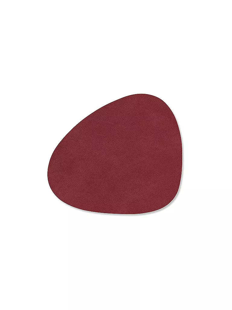 LIND DNA | Glasuntersetzer 11x13cm CURVE  Red | Rosso