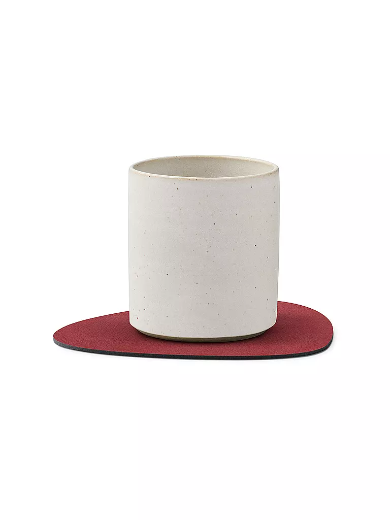 LIND DNA | Glasuntersetzer 11x13cm CURVE  Red | Rosso