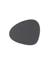 LIND DNA | Tavola in pelle "Nupo" 37x44cm (Verde oliva) | Grigio