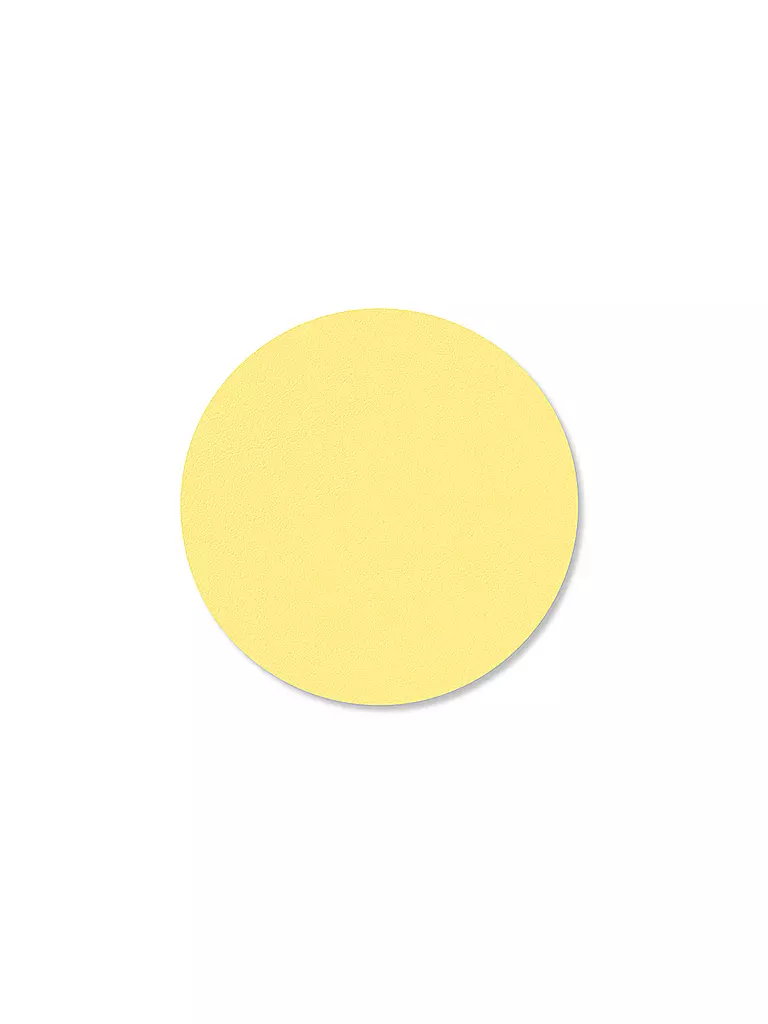 LIND DNA | Sottobicchiere 10cm CIRCLE Giallo | Giallo