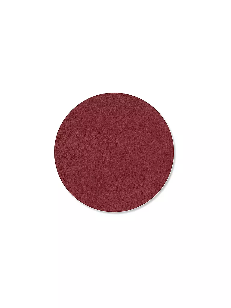 LIND DNA | Sottobicchiere 10cm CIRCLE Yellow | Rosso