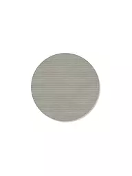 LIND DNA | Sottobicchiere 10cm CORDUROY ROTONDO Verde Militare | Grigio chiaro