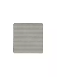 LIND DNA | Sottobicchiere 10x10cm CORDUROY ANGOLARE Verde Militare | Grigio chiaro