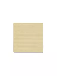 LIND DNA | Sottobicchiere 10x10cm CORDUROY ANGOLARE Verde Militare | Beige