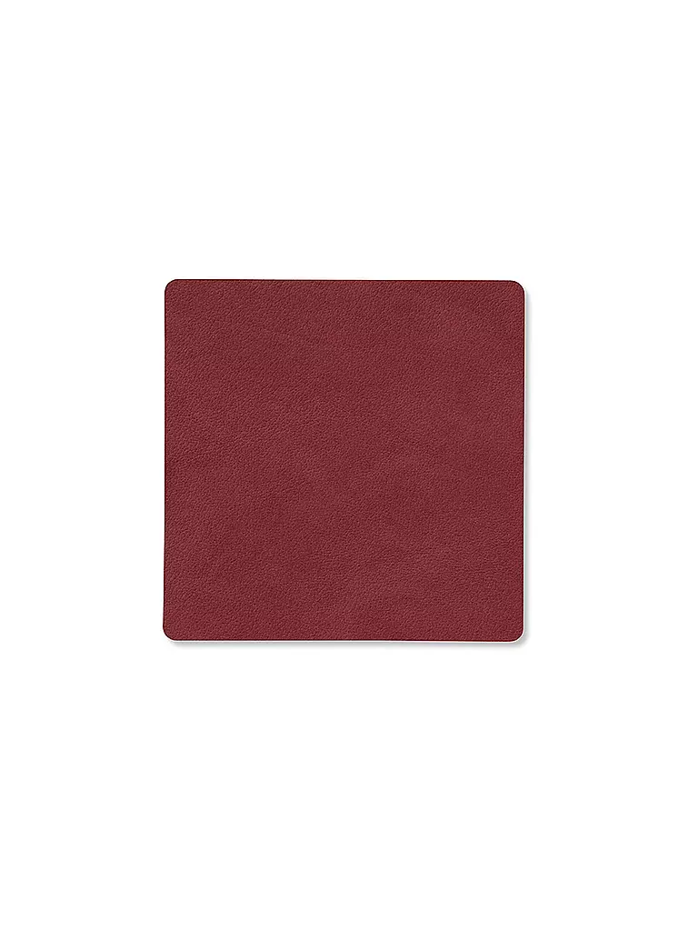 LIND DNA | Sottobicchiere 10x10cm SQAURE Red | Rosso