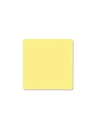 LIND DNA | Sottobicchiere in pelle quadrato 10x10 cm Caviar | Giallo