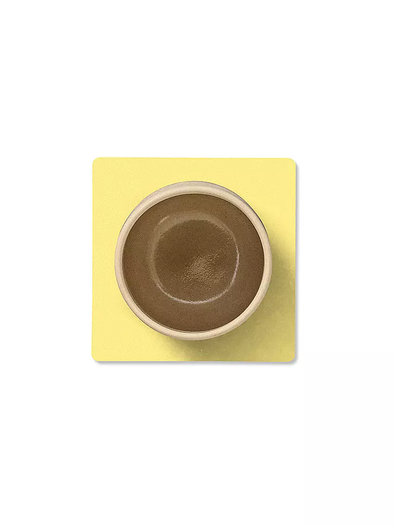 LIND DNA | Sottobicchiere 10x10cm SQAURE Yellow | 