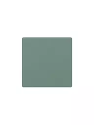 LIND DNA | Sottobicchiere in pelle quadrato 10x10 cm Caviar | Verde chiaro