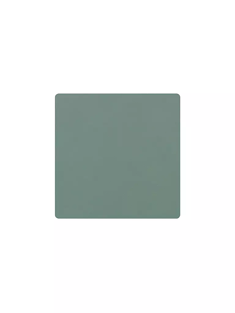 LIND DNA | Sottobicchiere in pelle quadrato 10x10cm Verde Pastello | Verde chiaro