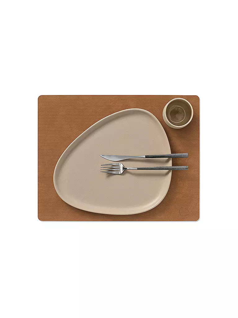 LIND DNA | Tavola 35x45cm CORDUROY ANGOLARE Nature | Marrone