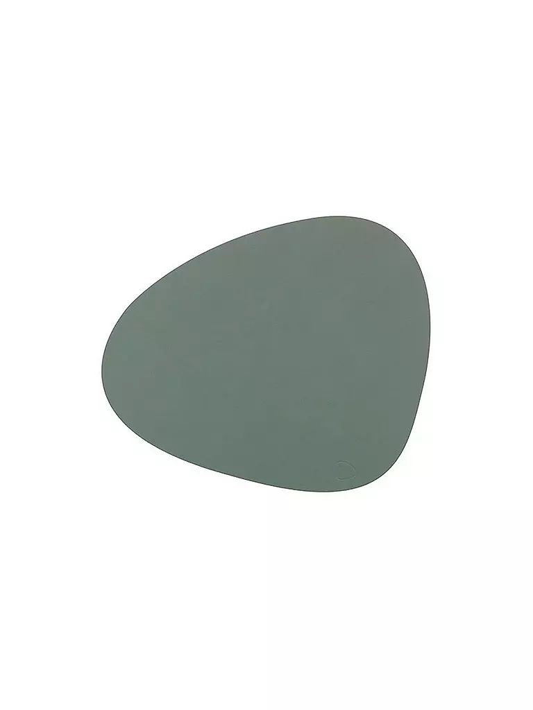 LIND DNA | Tavola in pelle "Nupo" 37x44cm (Verde Pastello) | Verde chiaro