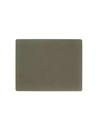 LIND DNA | Tovaglietta 35x45cm CORDUROY ANGOLARE Grigio Chiaro | Verde scuro