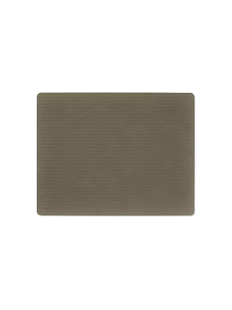LIND DNA | Tovaglietta 35x45cm CORDUROY ANGOLARE Verde Militare | Verde scuro