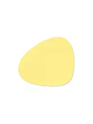 LIND DNA | Tavola in pelle "Nupo" 37x44cm (Verde oliva) | Giallo