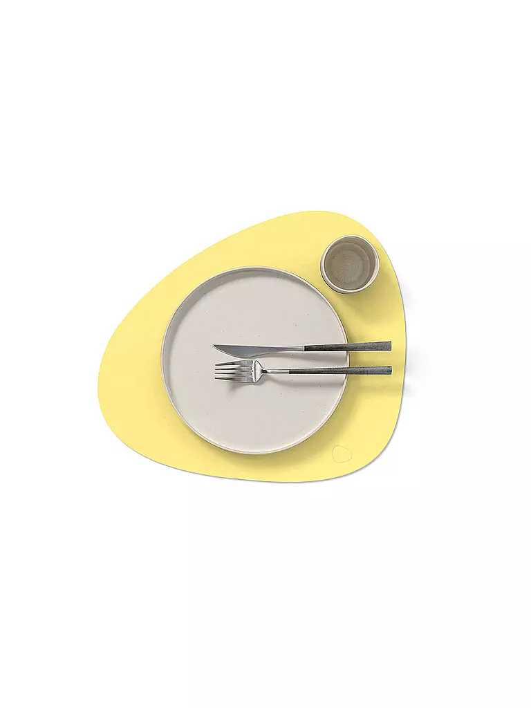 LIND DNA | Tovaglietta 37x44cm CURVE Nupo Oval Yellow | Giallo