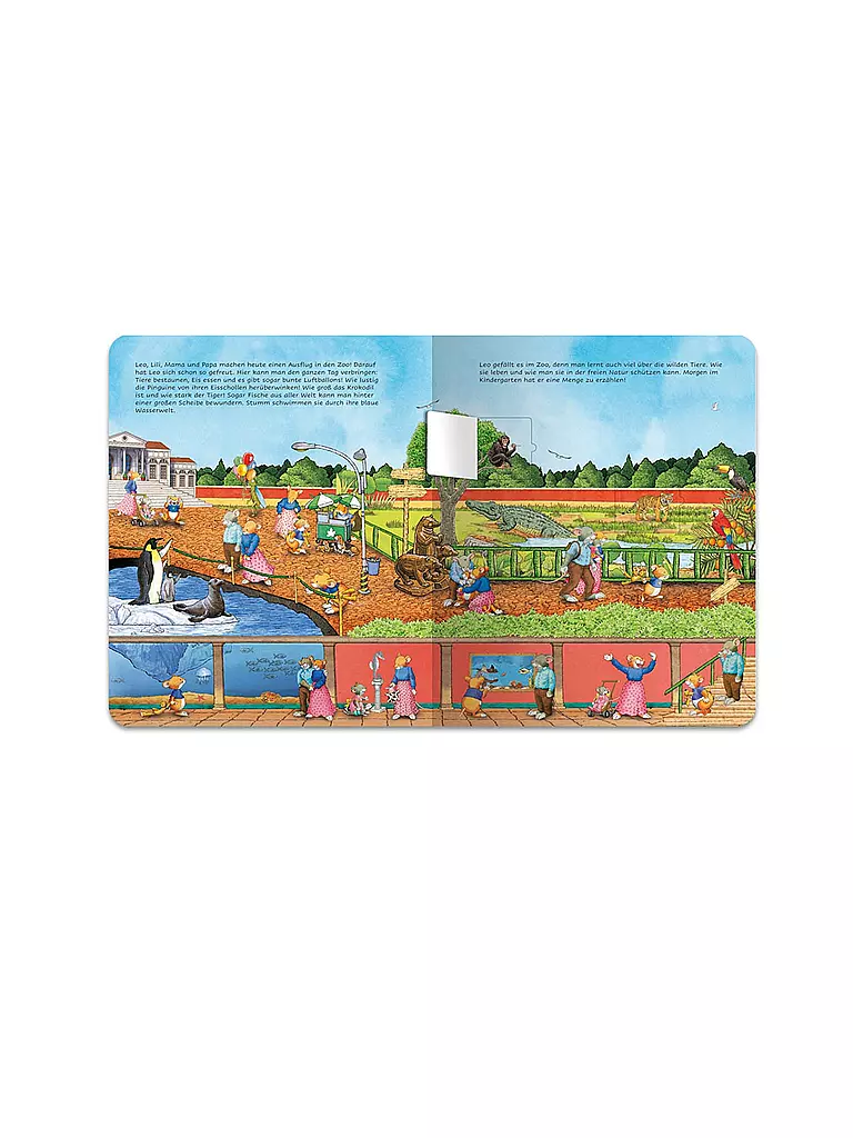 LINGOLI VERLAG |  Leo Lausemaus - Wimmelbuch durchs Jahr Mit Entdeckerkläppchen für noch mehr Wimmelfreude!  | Senza colore