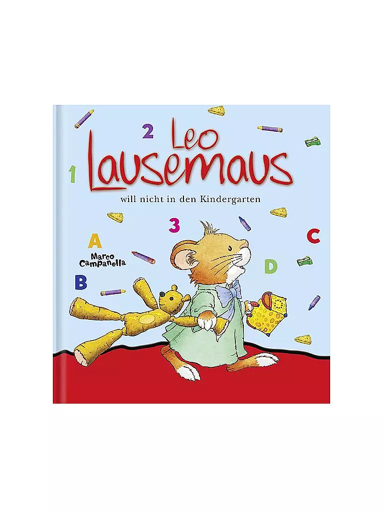 LINGOLI VERLAG | Libro - Leo Lausemaus non vuole andare all'asilo | Senza colore