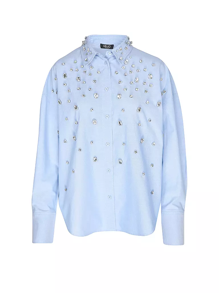 LIU JO | Bluse CAMICIA RICAMATA | Blu