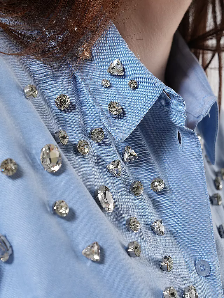 LIU JO | Bluse CAMICIA RICAMATA | Blu