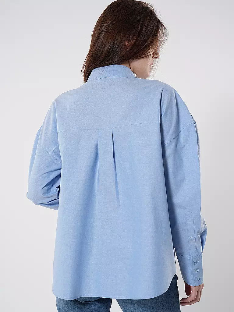 LIU JO | Bluse CAMICIA RICAMATA | Blu