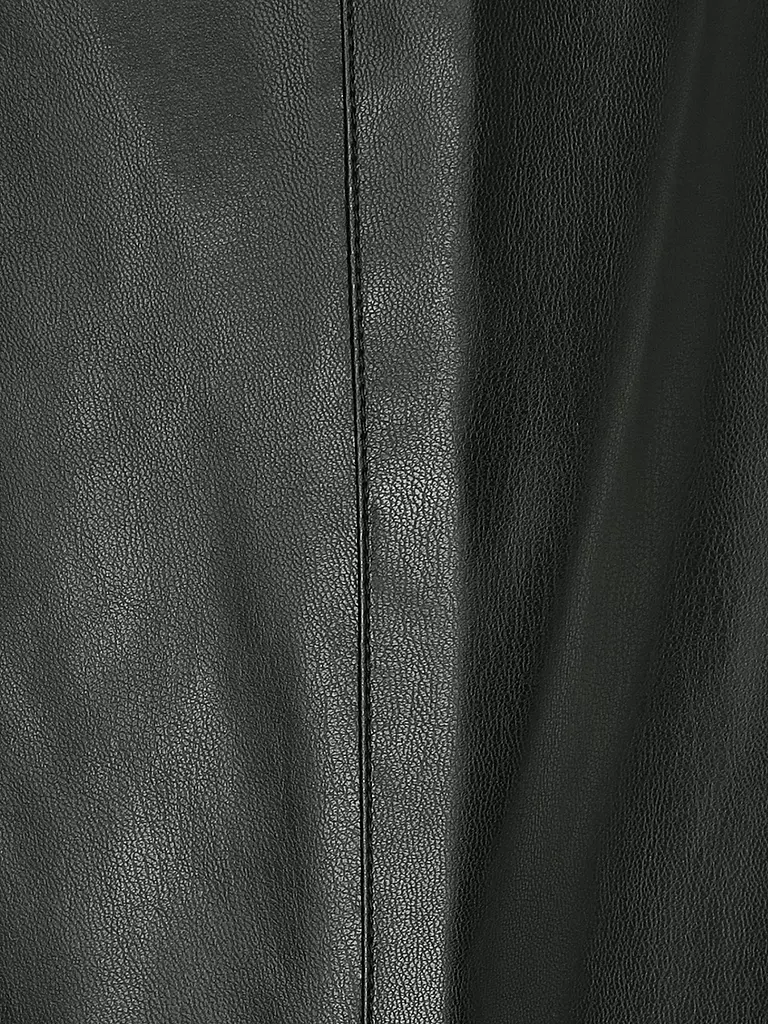 LIU JO | Hose in Lederoptik  | Nero