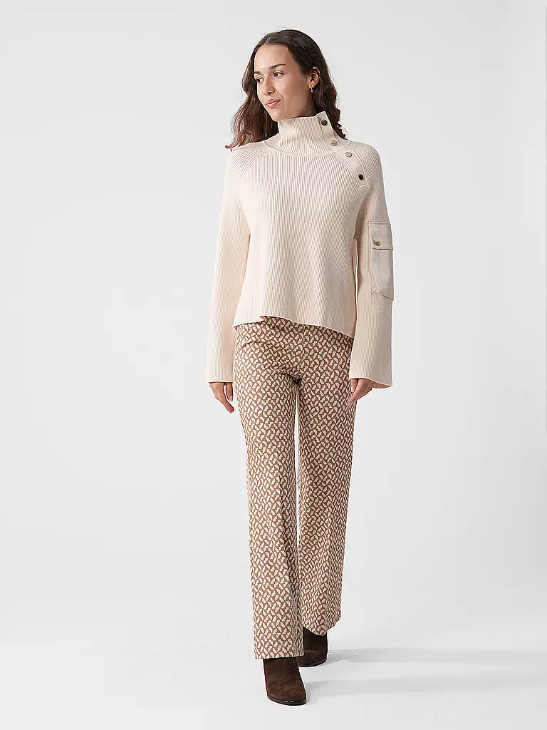 LIU JO | Maglione a collo alto | Crema