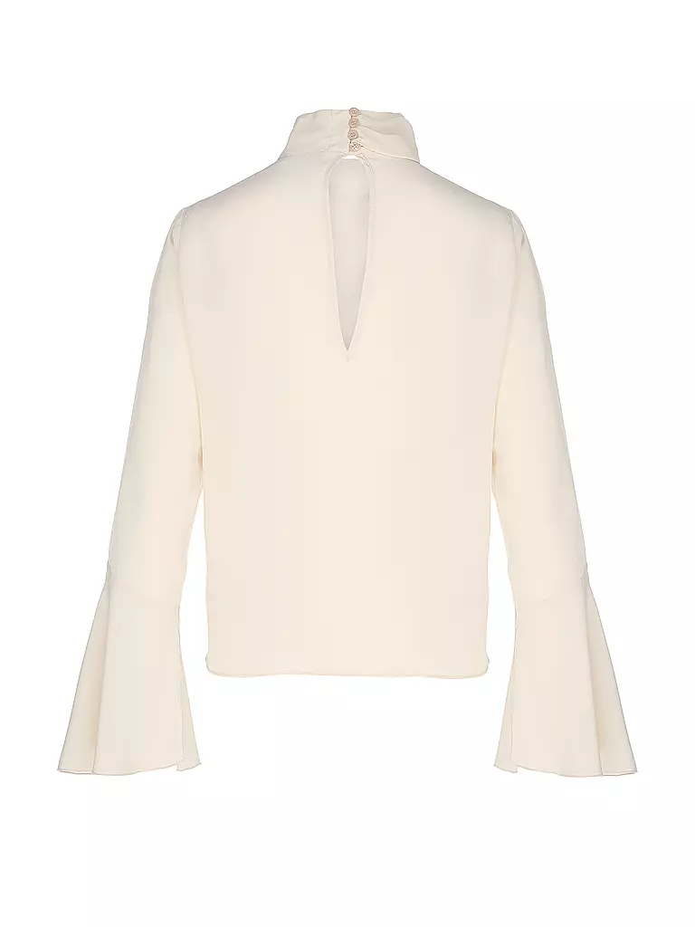 LIU JO | Seidenbluse TUNICA DRAPPEGGIATA | Beige