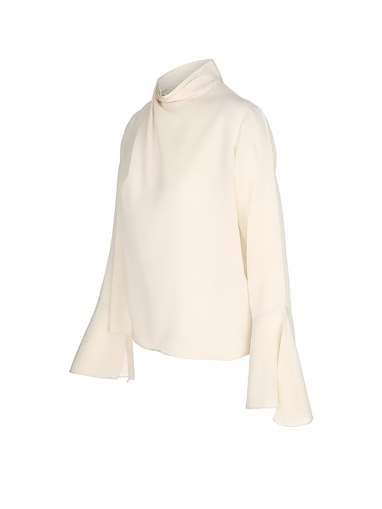 LIU JO | Seidenbluse TUNICA DRAPPEGGIATA | Beige