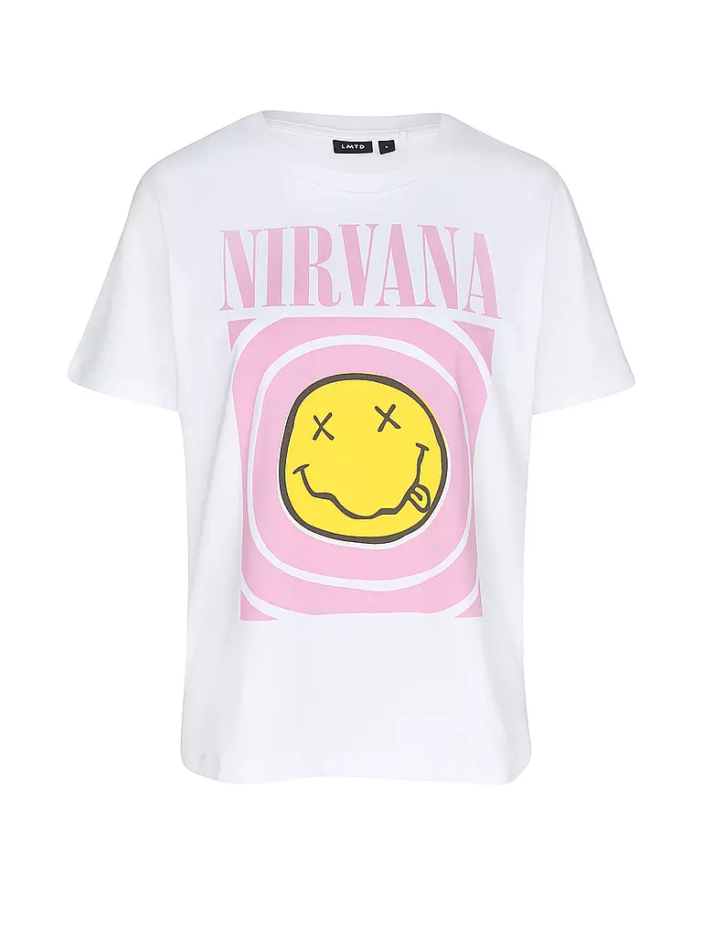 LMTD | T-shirt NLFAZA NIRVANA | Bianco