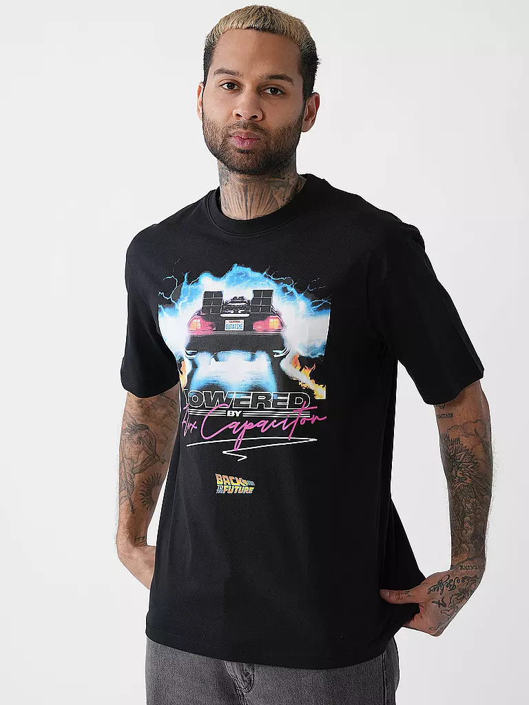 LMTD | T-Shirt NLMFIDAS BACKTOTHEFUTURE | Nero