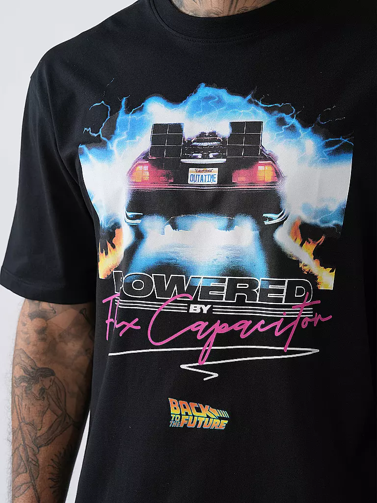 LMTD | T-Shirt NLMFIDAS BACKTOTHEFUTURE | Nero