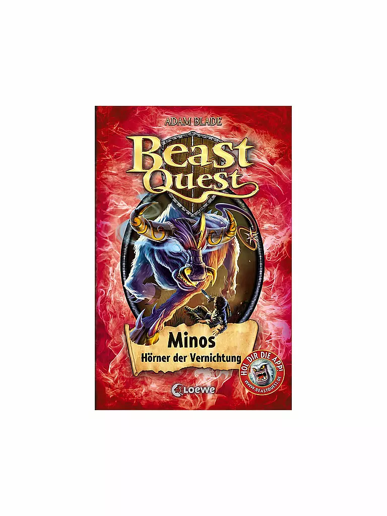 LOEWE VERLAG | Buch - Beast Quest - Minos, Corna della Distruzione (Volume 50) | Senza colore