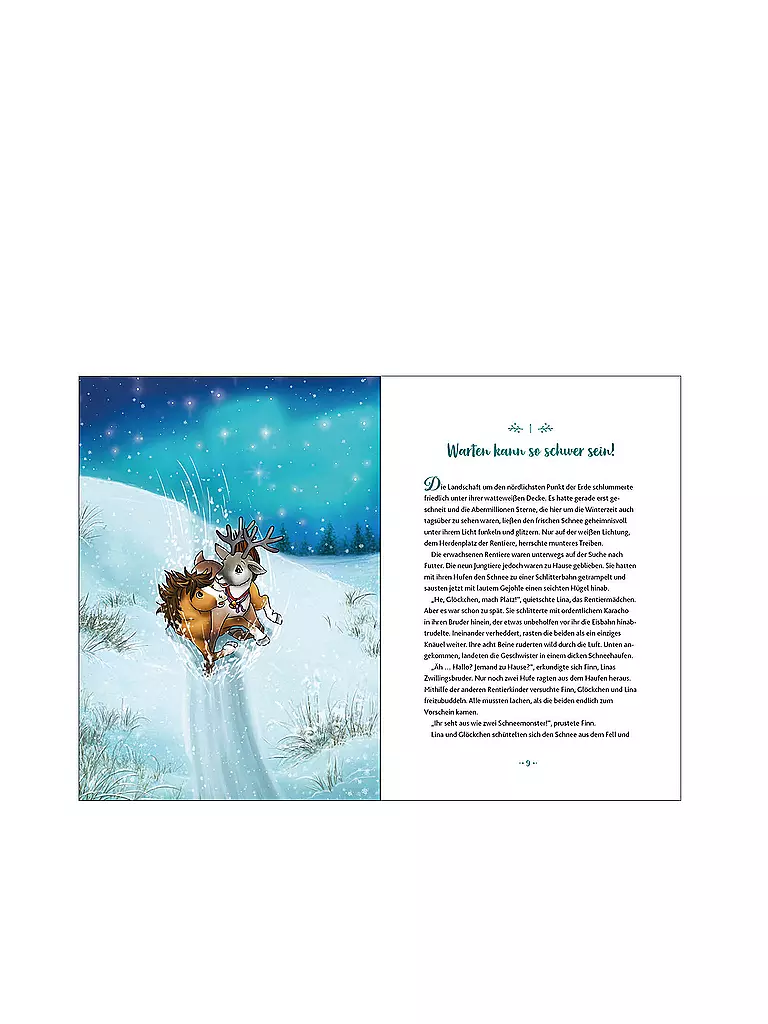 LOEWE VERLAG | Glöckchen, das Weihnachtspony - Mein Adventskalenderbuch - Ein zauberhafter Wunsch | Senza colore