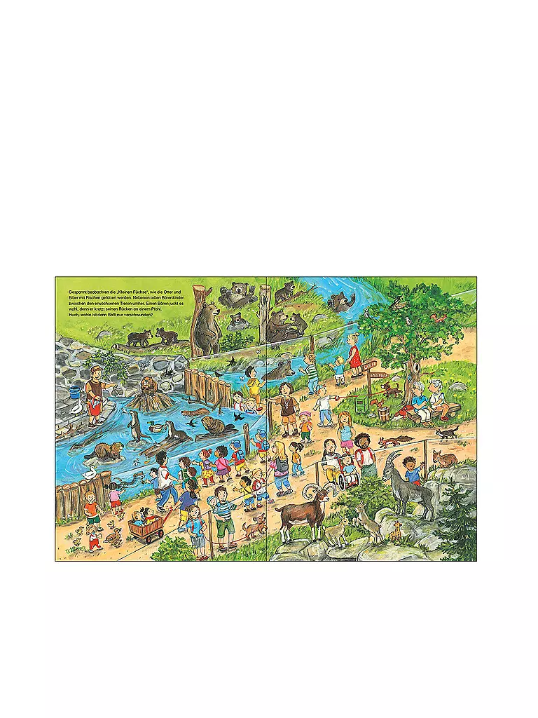 LOEWE VERLAG | Il mio libro illustrato sulla natura - Tante cose da fare nel parco faunistico! | Senza colore