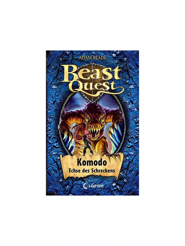 LOEWE VERLAG | Libro - Beast Quest - Komodo, Lucertola del Terrore | Senza colore