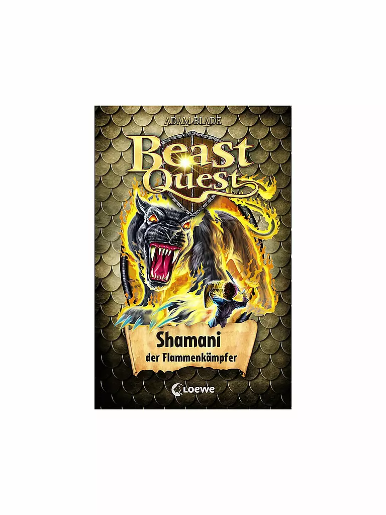LOEWE VERLAG | Libro - Beast Quest - Shamani, il combattente delle fiamme | Senza colore