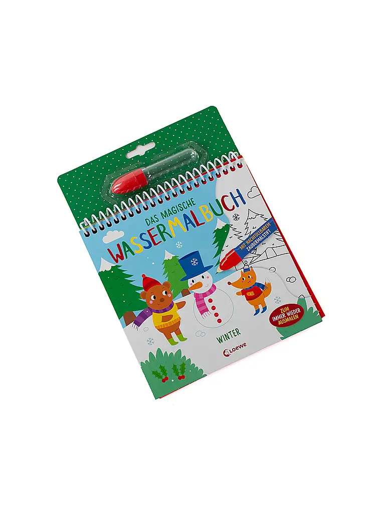 LOEWE VERLAG | Libro - Il libro magico da colorare con l'acqua - Inverno | 