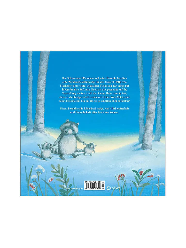 LOEWE VERLAG | Libro - Il piccolo coniglio e il miracolo di Natale | Senza colore
