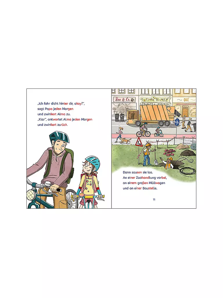 LOEWE VERLAG | Libro - Leselöwen - Forti e sicuri a scuola - Sto attento nel traffico stradale | Senza colore