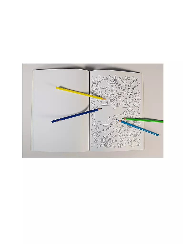 LOEWE VERLAG | Malbuch - Malen Träumen und Entspannen - Die schönsten Ausmalbilder für Kinder  | Senza colore