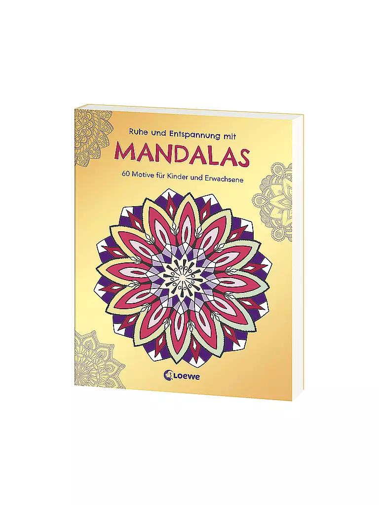 LOEWE VERLAG | Malbuch - Ruhe und Entspannung mit Mandalas  | Senza colore