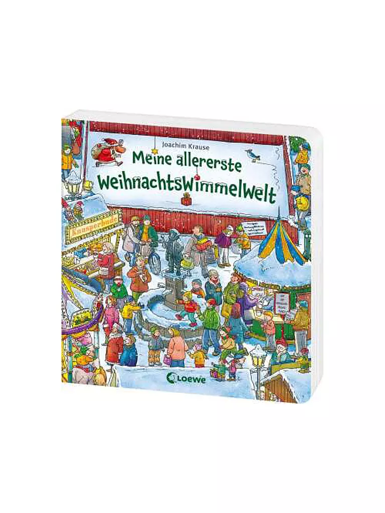 LOEWE VERLAG | Wimmelbuch - Il mio primo libro illustrato natalizio | Senza colore