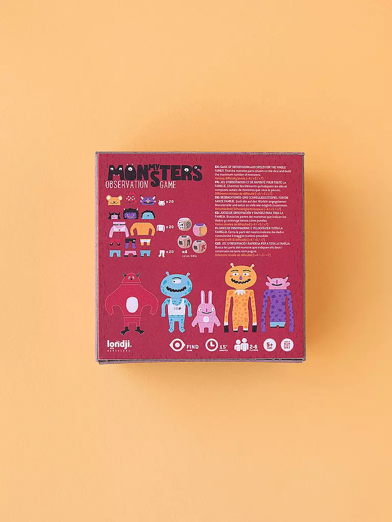 LONDJI | Gioco di carte MY MONSTERS | Multicolore