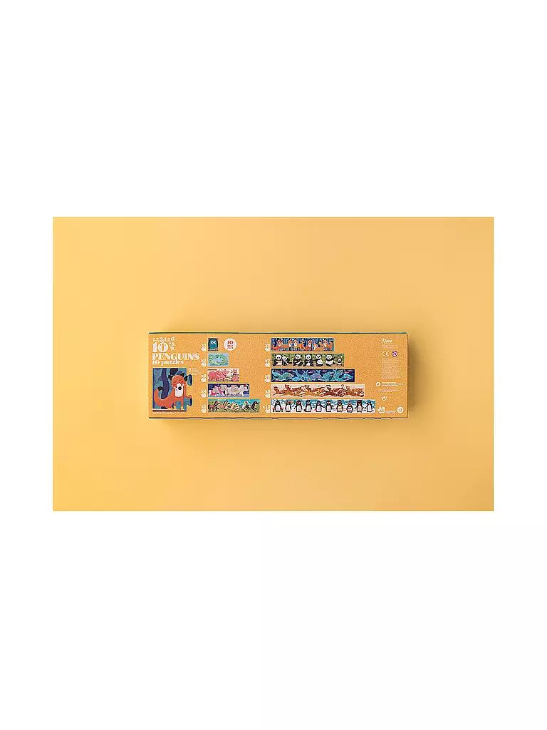 LONDJI | Puzzle 10 PINGUINS 55 Teile  | Multicolore