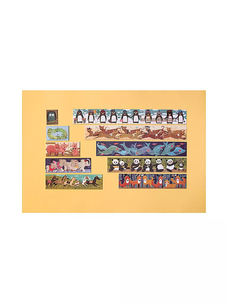 LONDJI | Puzzle 10 PINGUINS 55 Teile  | Multicolore