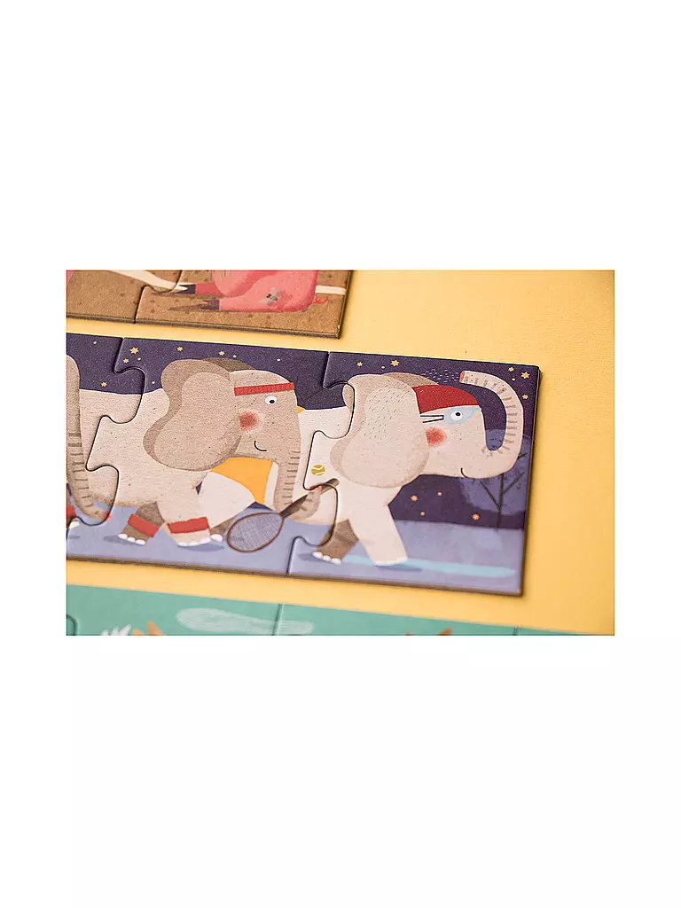 LONDJI | Puzzle 10 PINGUINS 55 Teile  | Multicolore
