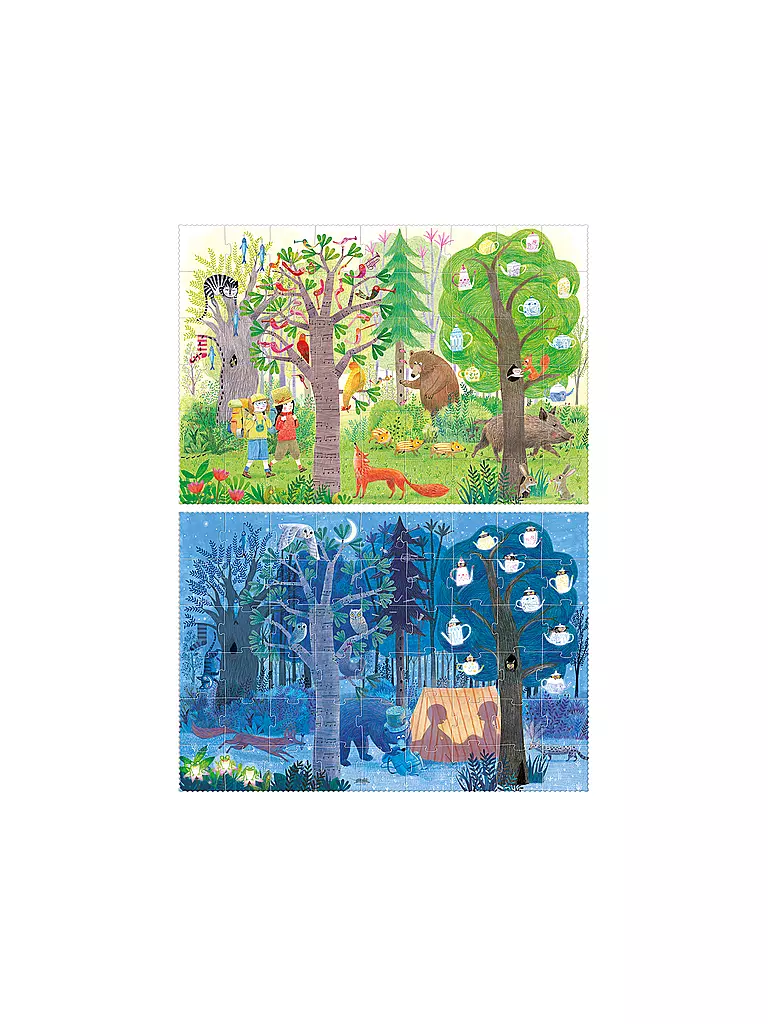 LONDJI | Puzzle NOTTE E GIORNO NEL BOSCO | 