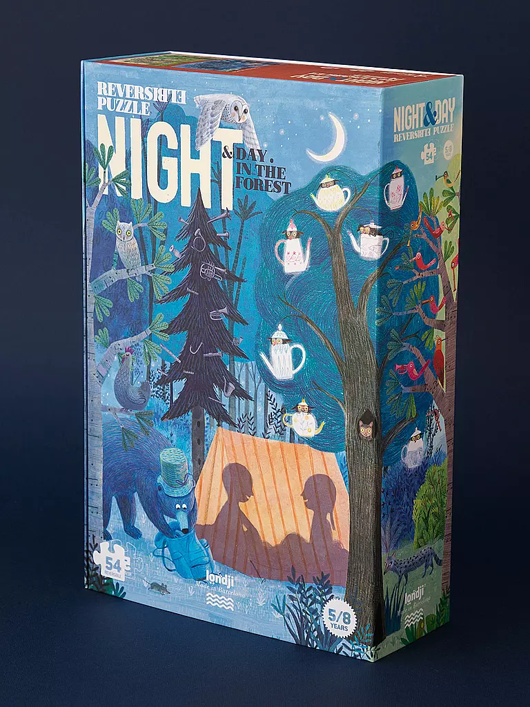 LONDJI | Puzzle NOTTE E GIORNO NEL BOSCO | 
