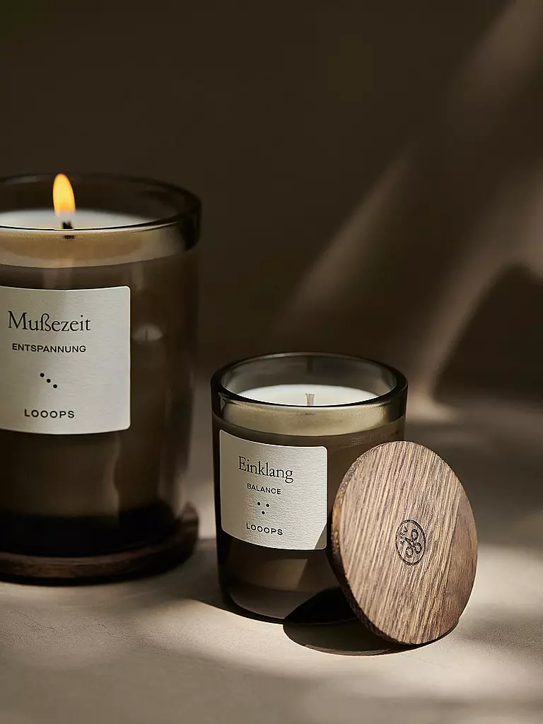 LOOOPS | Candela profumata 75g EINKLANG | Verde scuro