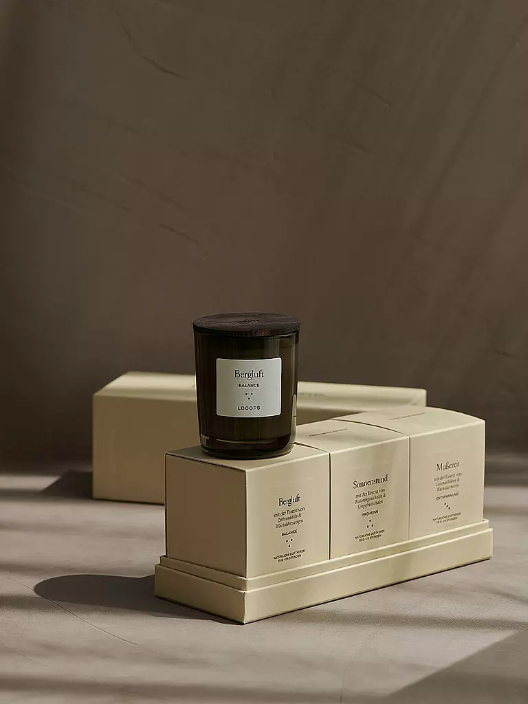 LOOOPS | Cofanetto regalo con candele profumate 3 pz KLASSIK | 